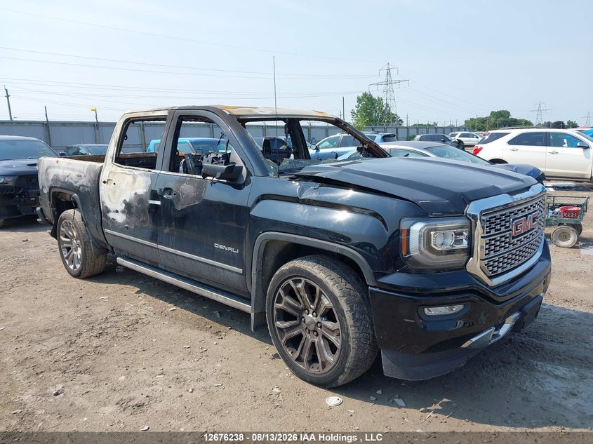2017 GMC Sierra K1500 Denali, Interior Fire, IAAI, VIN 3GTU2PEJ4HG311623