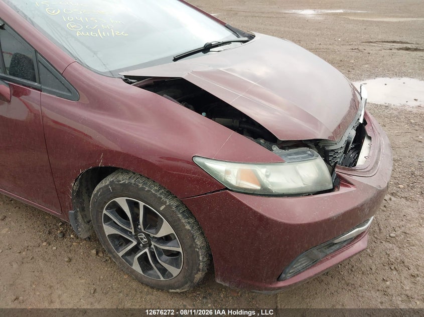 2015 HONDA CIVIC SEDAN 1.8L I-4 VVT, 143HP