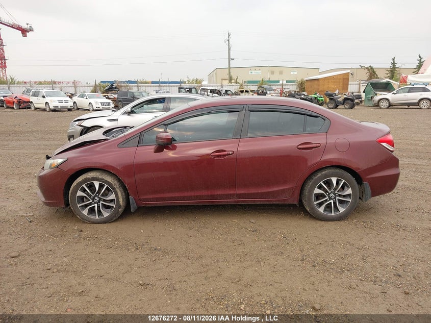 2015 HONDA CIVIC SEDAN 1.8L I-4 VVT, 143HP