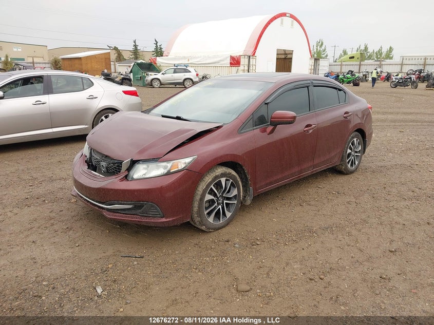 2015 HONDA CIVIC SEDAN 1.8L I-4 VVT, 143HP