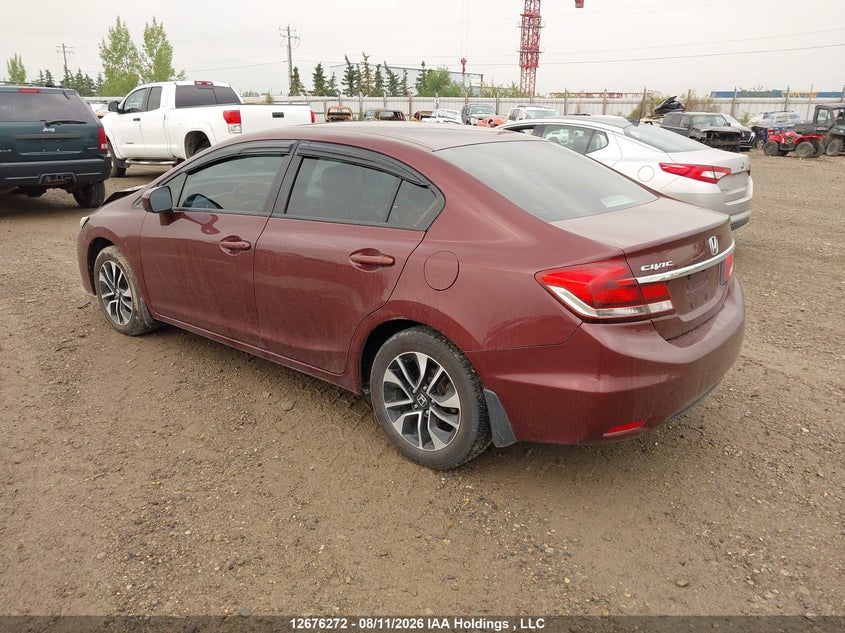 2015 HONDA CIVIC SEDAN 1.8L I-4 VVT, 143HP