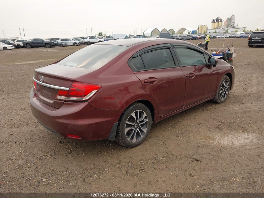 2015 HONDA CIVIC SEDAN 1.8L I-4 VVT, 143HP