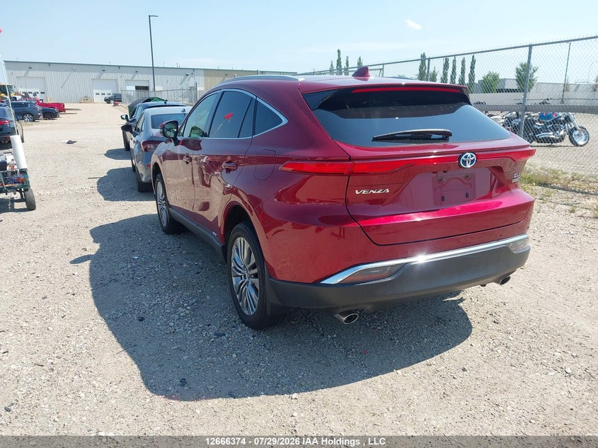 Vin: jteaaaah9mj054646, lot: 3080024, toyota venza xle 20213