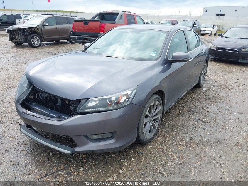 Vin: 1hgcr2f59ea801126, lot: 3080074, honda accord sport 20142