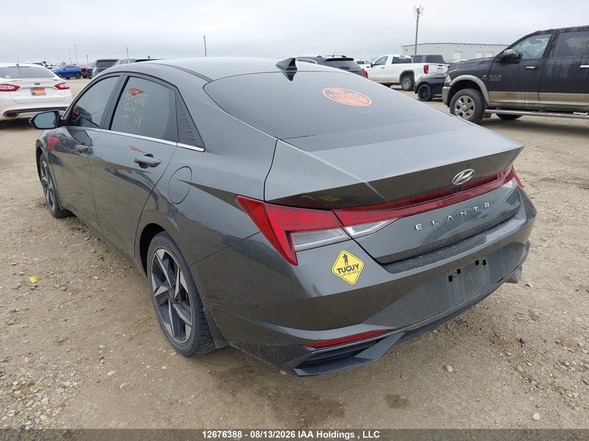Vin: kmhln4ag1pu477763, lot: 3080131, hyundai elantra sel 20233