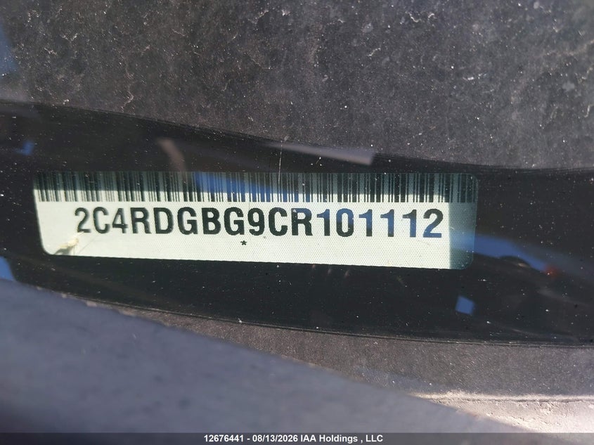 2012 DODGE CARAVAN VAN 3.6L V-6 DOHC, VVT, 283HP