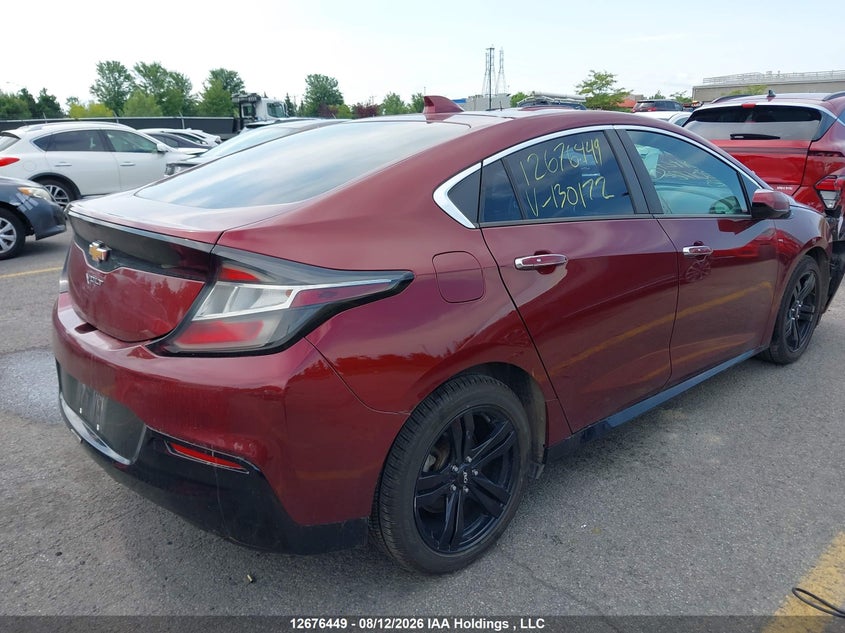 Vin: 1g1ra6s53gu130172, lot: 3080192, chevrolet volt lt 20164