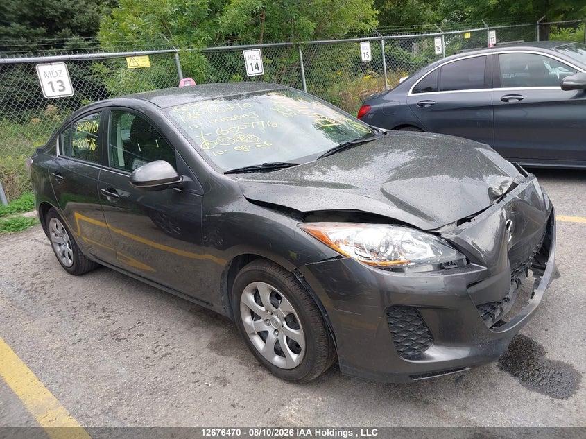 2012 MAZDA 3 HATCHBACK 2.0L I-4 DOHC, VVT, 148HP