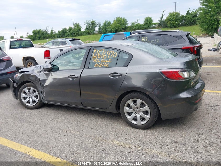2012 MAZDA 3 HATCHBACK 2.0L I-4 DOHC, VVT, 148HP
