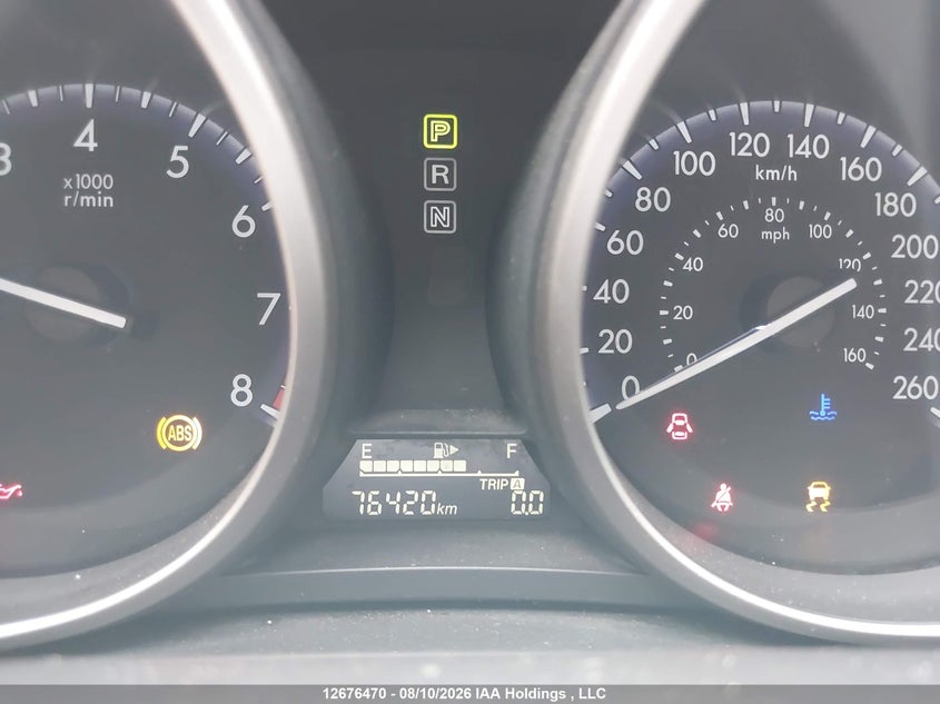 2012 MAZDA 3 HATCHBACK 2.0L I-4 DOHC, VVT, 148HP
