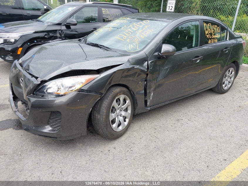 2012 MAZDA 3 HATCHBACK 2.0L I-4 DOHC, VVT, 148HP