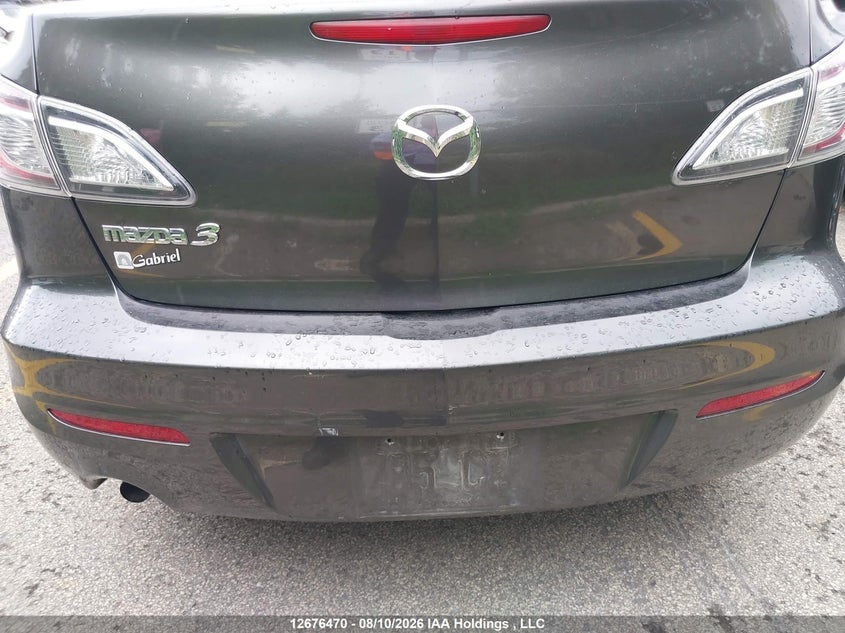 2012 MAZDA 3 HATCHBACK 2.0L I-4 DOHC, VVT, 148HP