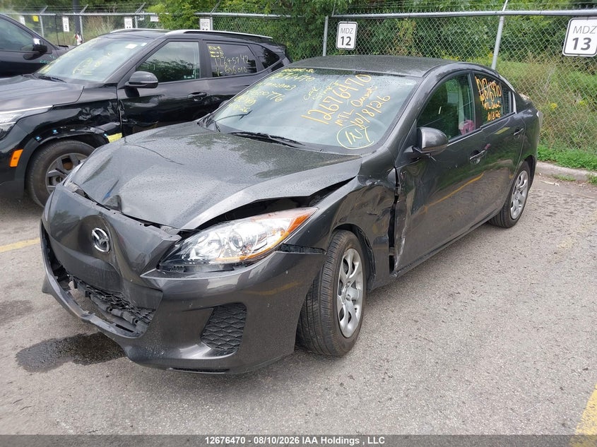 2012 MAZDA 3 HATCHBACK 2.0L I-4 DOHC, VVT, 148HP