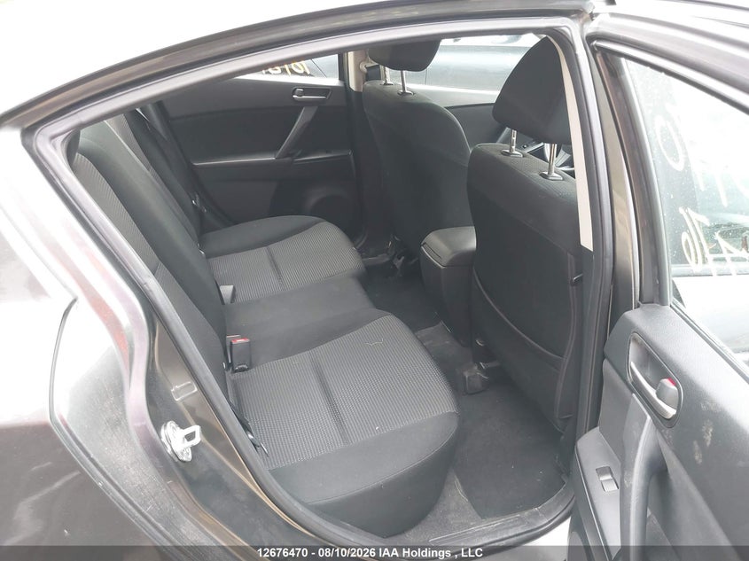2012 MAZDA 3 HATCHBACK 2.0L I-4 DOHC, VVT, 148HP