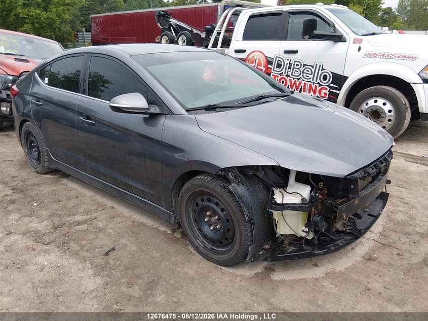 Vin: kmhd04lb1hu380715, lot: 3080218, hyundai elantra sport 20171