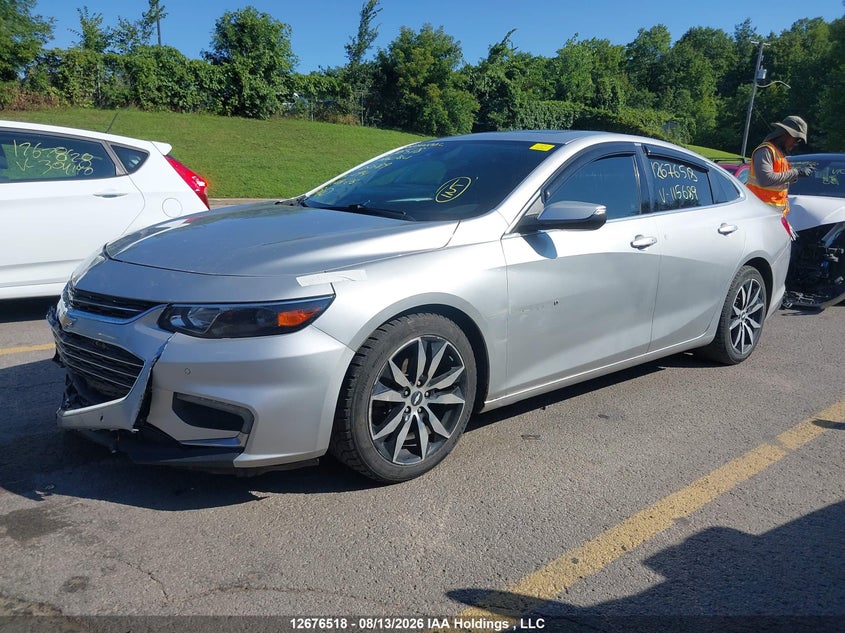 Vin: 1g1ze5st5hf115689, lot: 3080261, chevrolet malibu 1lt 20172