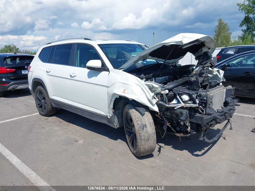 2022 Volkswagen Atlas Sel, Удар спереди, IAAI, VIN 1V2BR2CA2NC532983