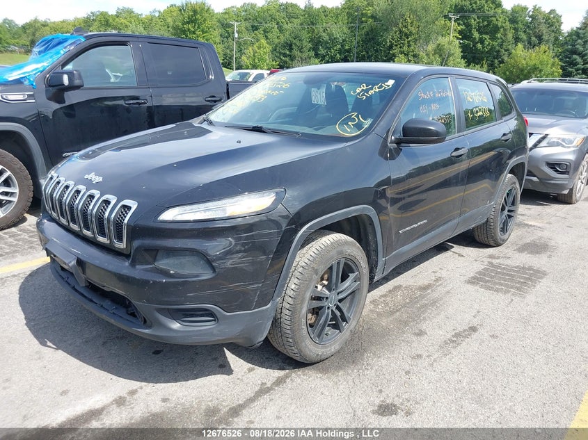 Vin: 1c4pjmas3ew322333, lot: 3080269, jeep cherokee sport 20142
