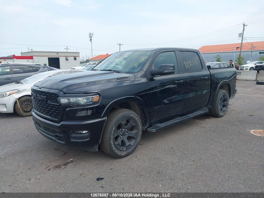 2025 RAM 1500, Изъятое, IAAI, VIN 3C6SRFFP2S4509620 — фото 2