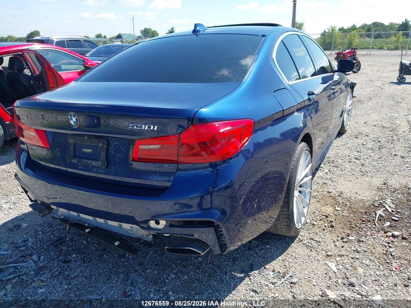 Vin: wbaja7c58jwa74752, lot: 3080303, bmw 530i xdrive 20184