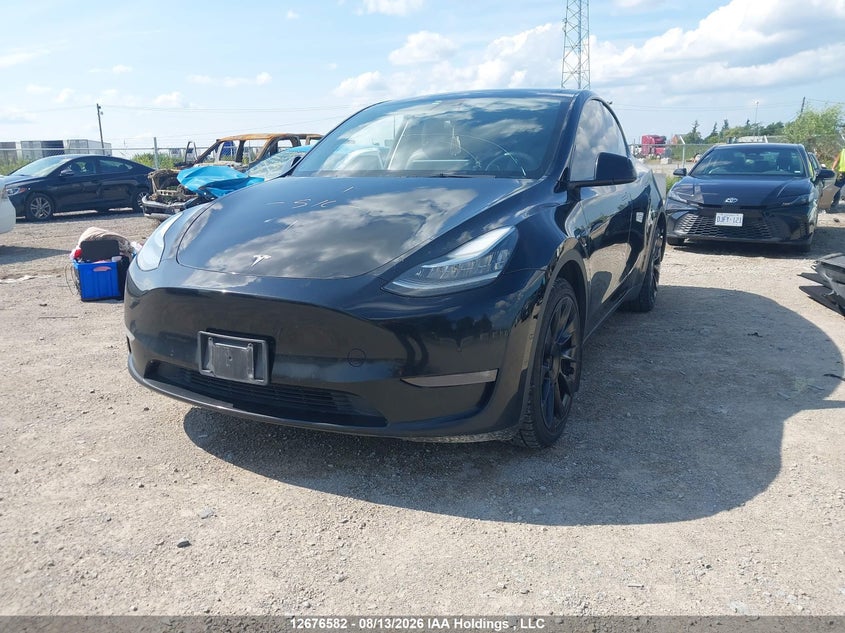 2022 Tesla Model Y, Удар сзади, IAAI, VIN 7SAYGDEE9NF324649 — фото 2