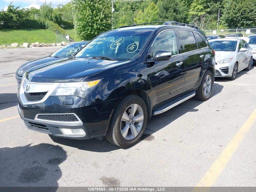 2011 Acura MDX, Правый бок, IAAI, VIN 2HNYD2H28BH002516 — фото 2