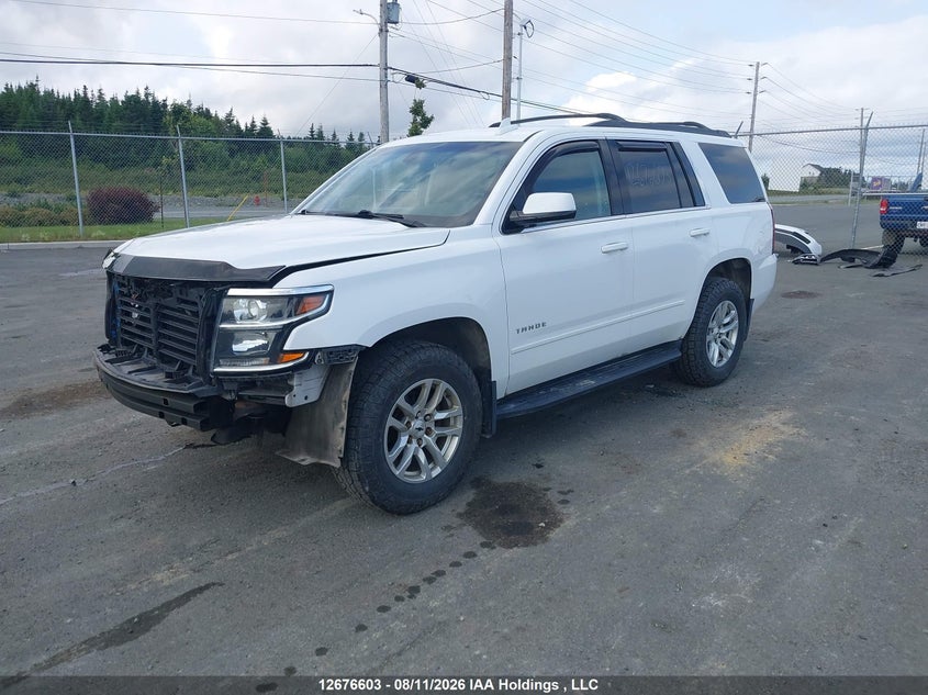 2019 Chevrolet Tahoe, Удар спереду, IAAI, VIN 1GNSKAKC4KR304423 — фото 2