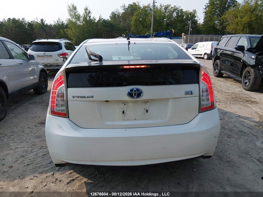 2012 TOYOTA PRIUS HATCHBACK 1.8L I4 FI DOHC 16V NF4
