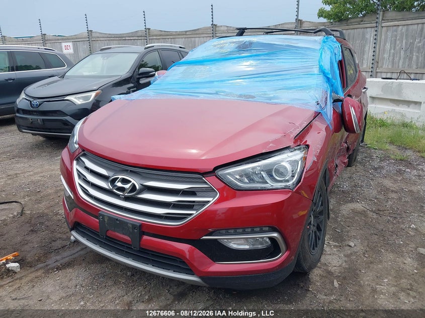 2017 Hyundai Santa Fe Sport, Левый бок, IAAI, VIN 5XYZU3LB5HG409398 — фото 2