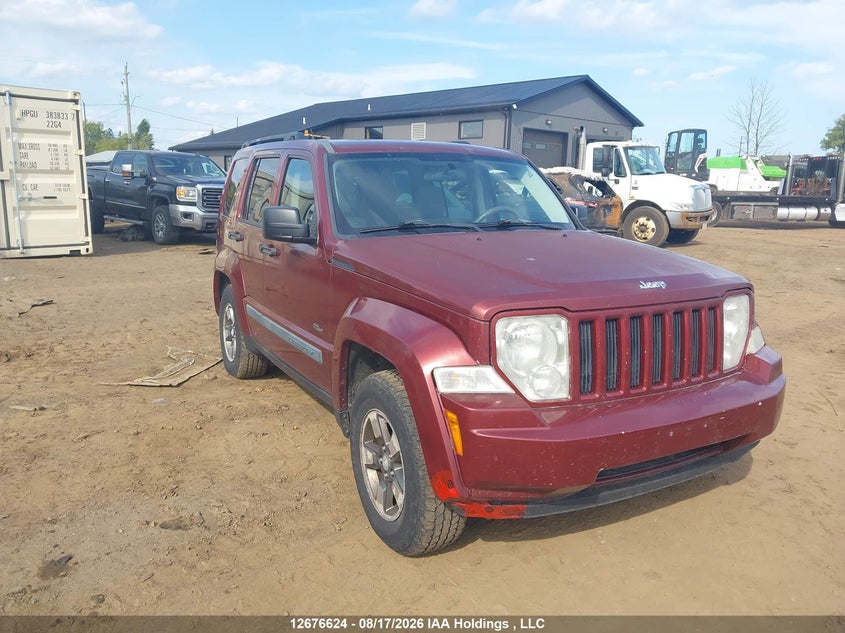 2008 Jeep Liberty Sport, Удар сзади, IAAI, VIN 1J8GN28K98W166486