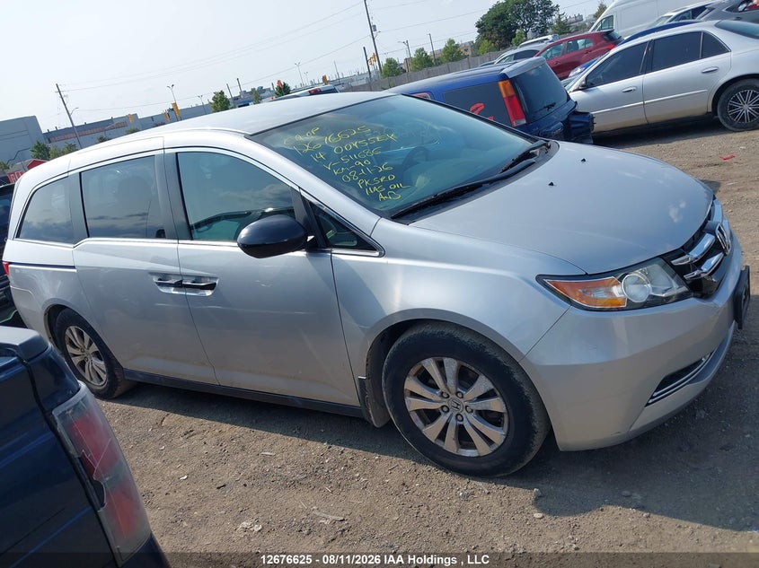 2014 HONDA ODYSSEY VAN 3.5L V6 FI SOHC 24V NF4