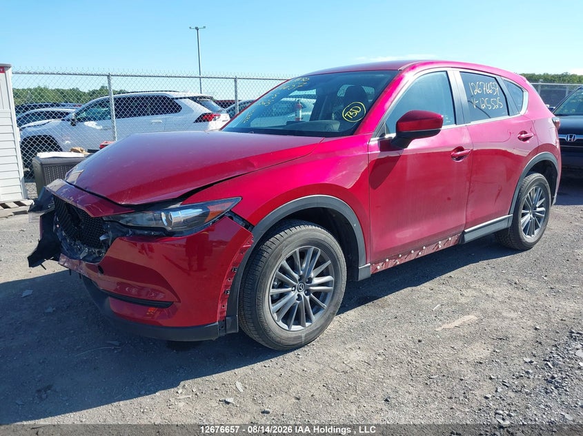 Vin: jm3kfbcl7h0125525, lot: 3080406, mazda cx-5 touring 20172
