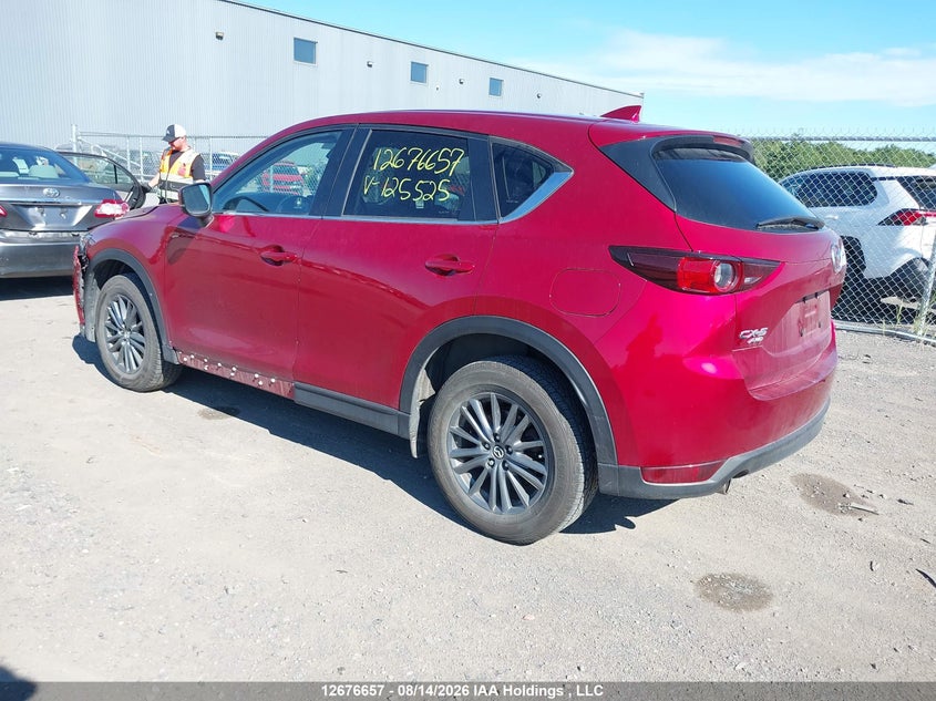 Vin: jm3kfbcl7h0125525, lot: 3080406, mazda cx-5 touring 20173