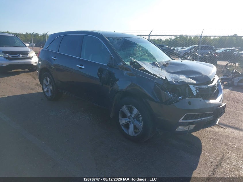 2013 Acura Mdx Technology Package, Front, IAAI, VIN 2HNYD2H67DH002819