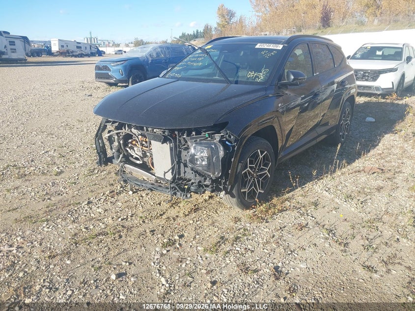 2024 Hyundai Tucson N-Line Awd, Front, IAAI, VIN KM8JCCD10RU141278 — photo 2