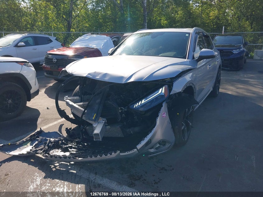 2021 AUDI Q5 SPORT UTILITY VEHICLE 2.0L I-4 DI, DOHC, VVT, TURBO, 261HP