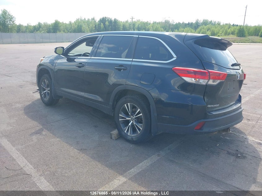 2019 TOYOTA HIGHLANDER SPORT UTILITY VEHICLE 3.5L V-6 DI, DOHC, VVT, 295HP