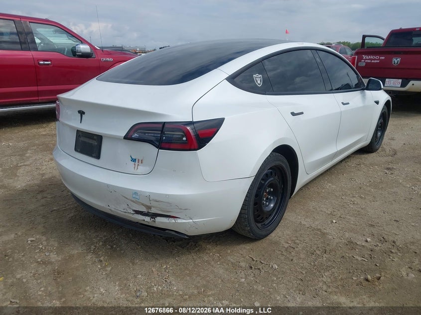 2022 TESLA MODEL 3 SEDAN ELECTRIC