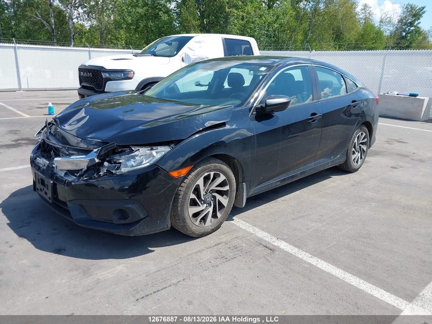 2018 Honda Civic, Front, IAAI, VIN 2HGFC2F6XJH028458 — photo 2