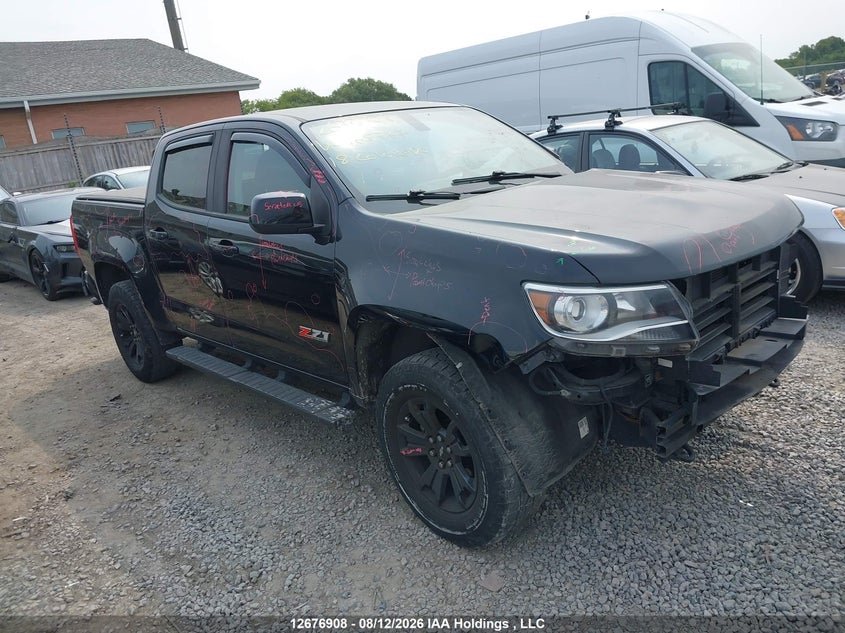 2018 Chevrolet Colorado Z71, Удар спереди, IAAI, VIN 1GCGTDEN1J1165777