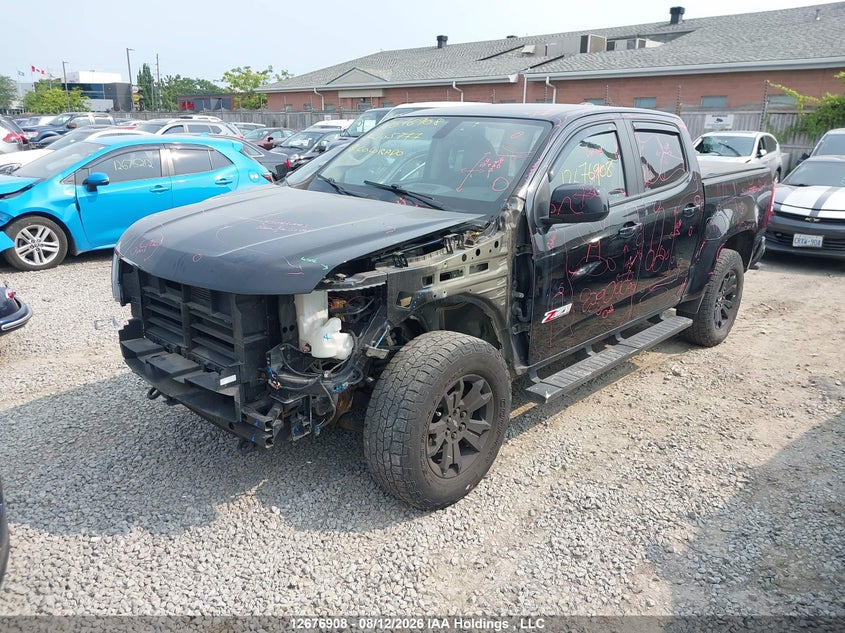2018 Chevrolet Colorado Z71, Удар спереди, IAAI, VIN 1GCGTDEN1J1165777 — фото 2