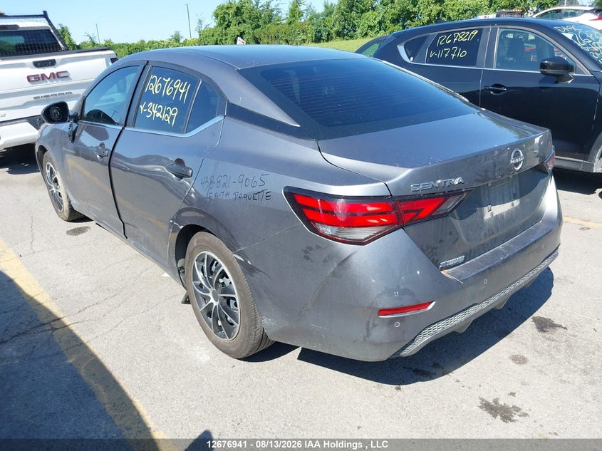 Vin: 3n1ab8bvxry342129, lot: 3080696, nissan sentra s/s plus 20243