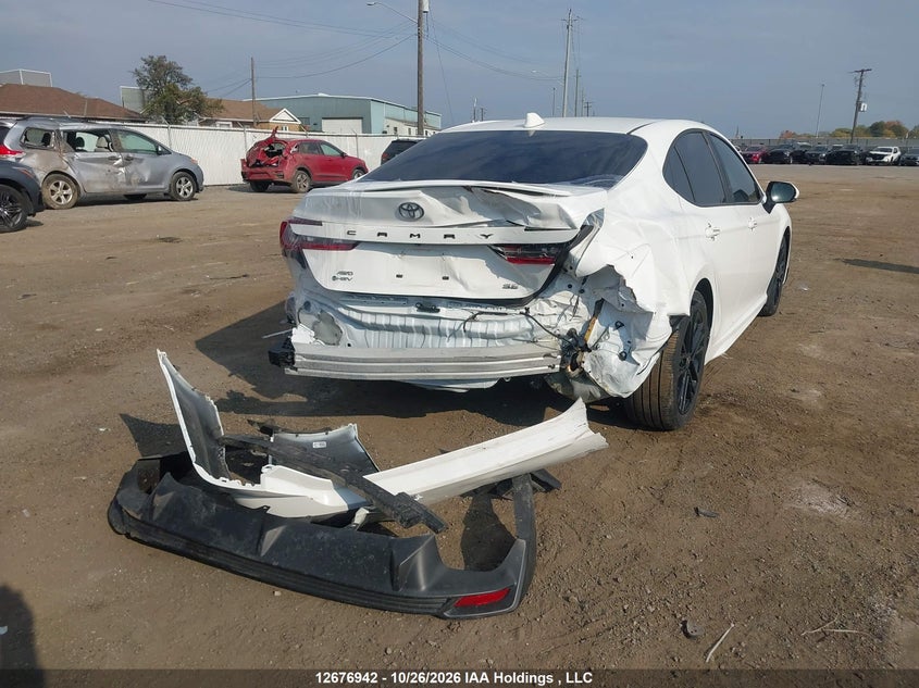 Vin: 4t1dbadk8su032845, lot: 3080697, toyota camry se upgrade 20254