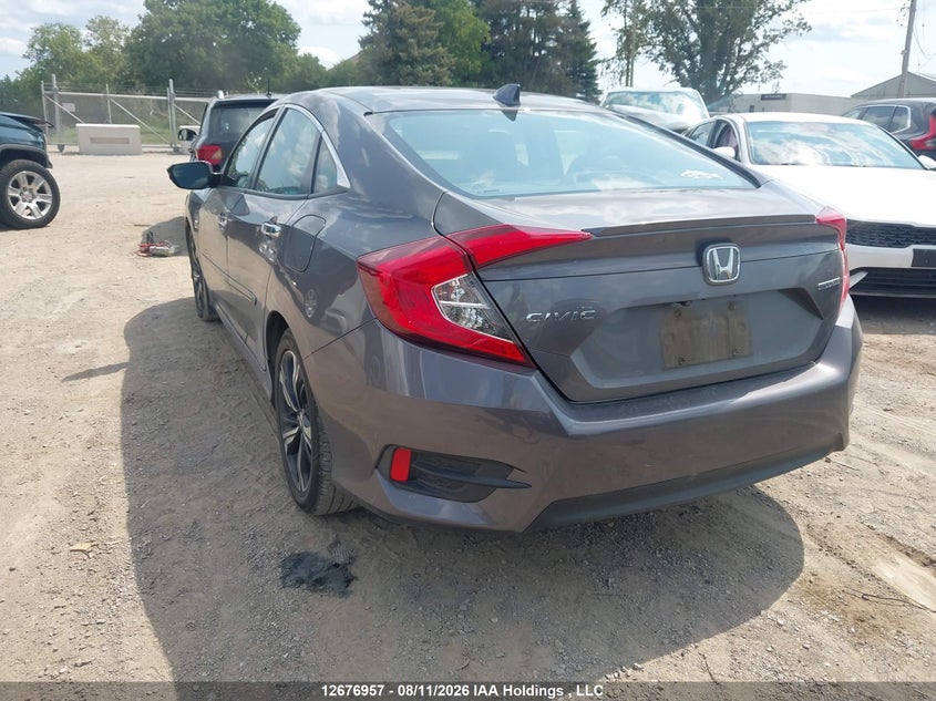 Vin: 2hgfc1f98jh103565, lot: 3080712, honda civic touring 20183