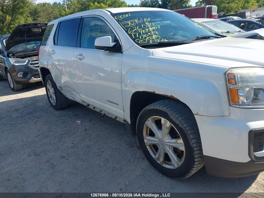 2017 GMC TERRAIN SPORT UTILITY VEHICLE 2.4L I-4 DI, DOHC, VVT, 182HP