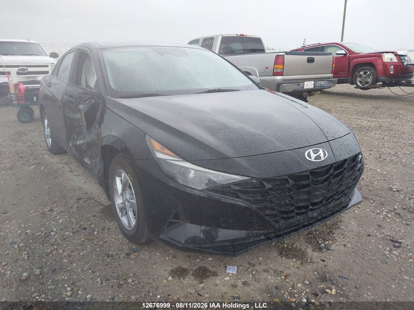 2021 Hyundai Elantra Sel, Правый бок, IAAI, VIN KMHLM4AGXMU098730