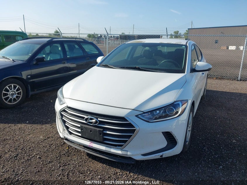 2018 Hyundai Elantra, Удар спереди, IAAI, VIN 5NPD74LF4JH334539 — фото 2