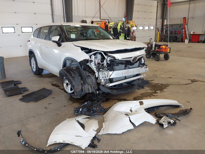 2023 Toyota Highlander L/Le/Xle/Limited/Platinum/Xse, Front, IAAI, VIN 5TDKDRBH3PS505462