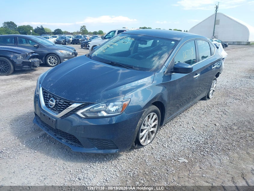 2017 Nissan Sentra, Удар ззаду, IAAI, VIN 3N1AB7AP8HY314650 — фото 2