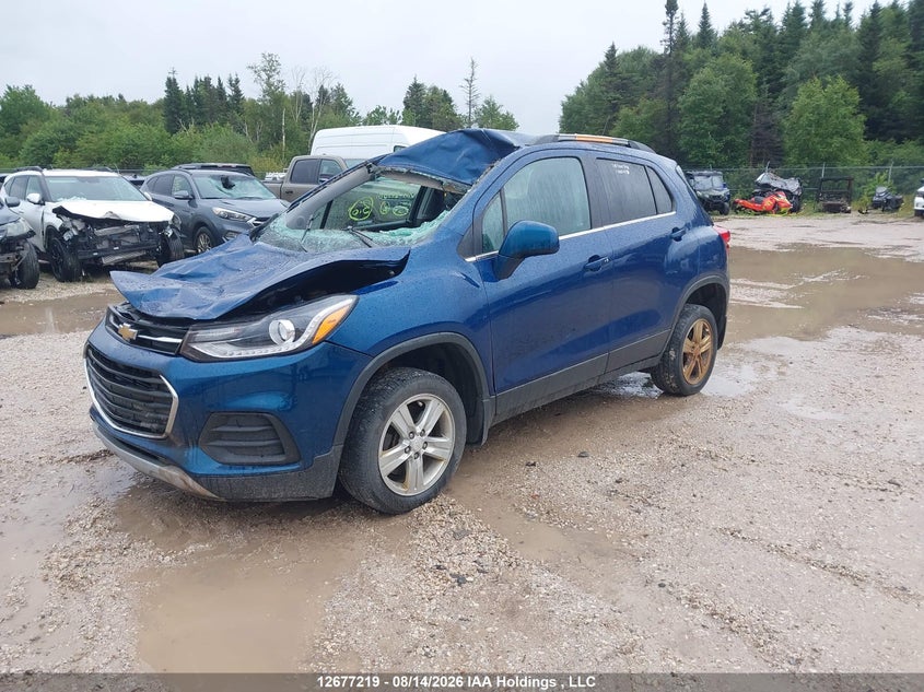 2019 Chevrolet Trax, Front, IAAI, VIN 3GNCJPSB5KL347001 — photo 2